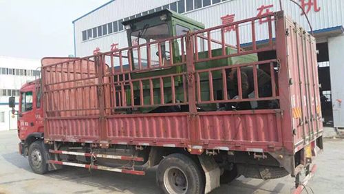 有機肥生產(chǎn)線設(shè)備裝車完畢發(fā)往河北邢臺圖5