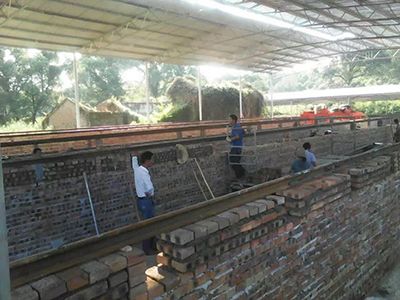 槽式翻拋機(jī)安裝現(xiàn)場圖4