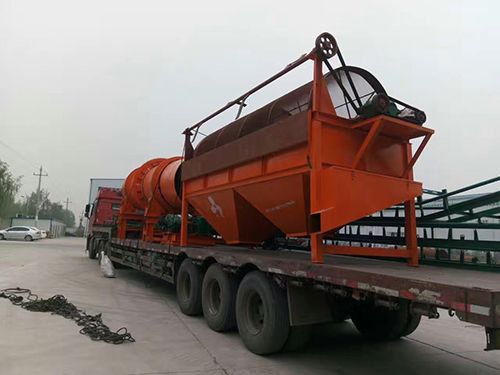 有機肥生產(chǎn)線裝車完畢圖2